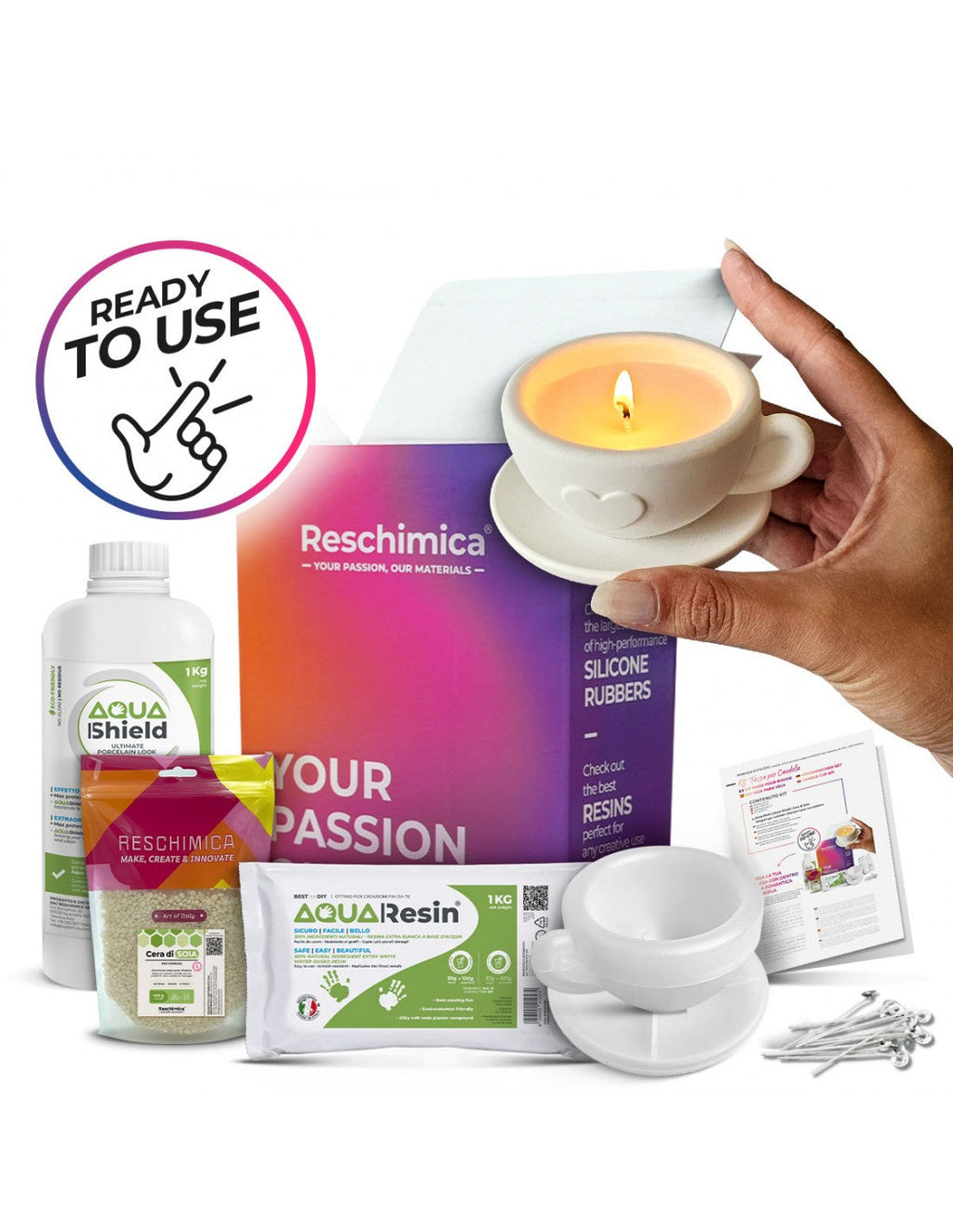 Candle Making Kit – Set per candele e portacandela DIY