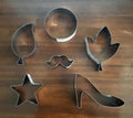 Set di 6 stampi in metallo