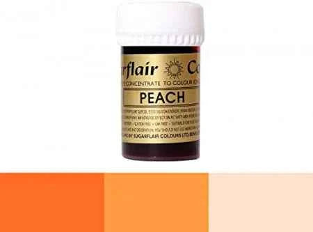 Pesca. Linea Pastello. Colorante in Gel concentrato. Peach. Sugarflair