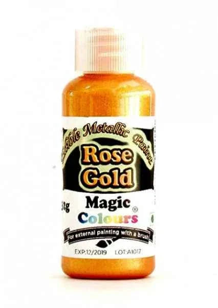 Fucsia. Colorante Metallizzato per Pittura. Kosher e Gluten Free. Magic Colours