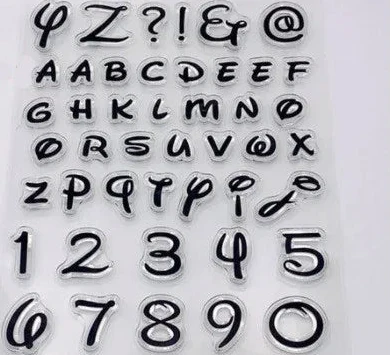 Marizta Script Regular. Lettere Maiuscole a Timbro trasferibili da dipingere