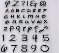 Marizta Script Regular. Lettere Maiuscole a Timbro trasferibili da dipingere