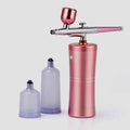 Rosa. Aerografo con ricarica USB. Il primo Portatile con Compressore e Batteria integrata!!