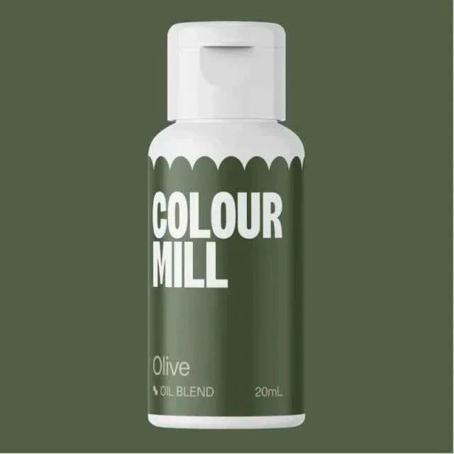 Verde Oliva Colour Mill. Colorante alimentare a base olio di 20 ml