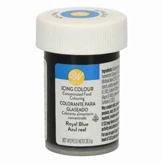 Blu Reale. Gel Wilton. Nuova Produzione Gel Icing Color 28 gr