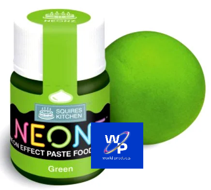 Verde. Fluo NEONZ. Colorante alimentare in gel. Squires Kitchen