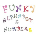 Funky Maiuscole Lettere e Numeri. Set stampo Alfabeto di 35 caratteri