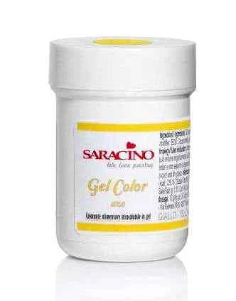 Giallo. Colorante alimentare in gel 20 gr. Saracino