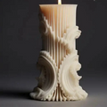 Nuova produzione!! Elegante stampo in silicone Candela di 11.2 cm. Lux 195 - WORLD PRODUCTS SHOP