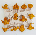 12 simboli Halloween. Grande Stampo in silicone