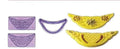 Cornice Bordo Doppie Curve. Stampo tagliapasta