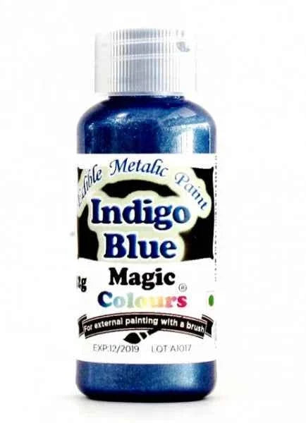 Nero. Colorante Metallizzato per Pittura. Black. Kosher e Gluten Free. Magic Colours