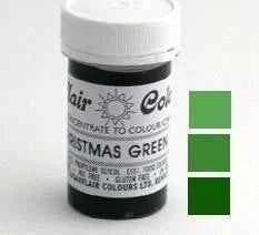 Verde Natale. Linea Pastello. Colorante in Gel concentrato. Christmas Green. Sugarflair