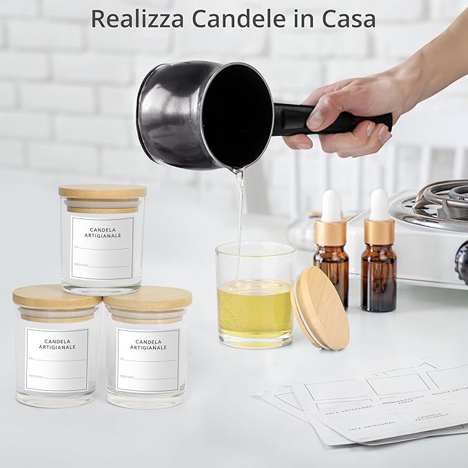CONTENITORI PER CANDLEE IN METRO CON COPERCHIO.