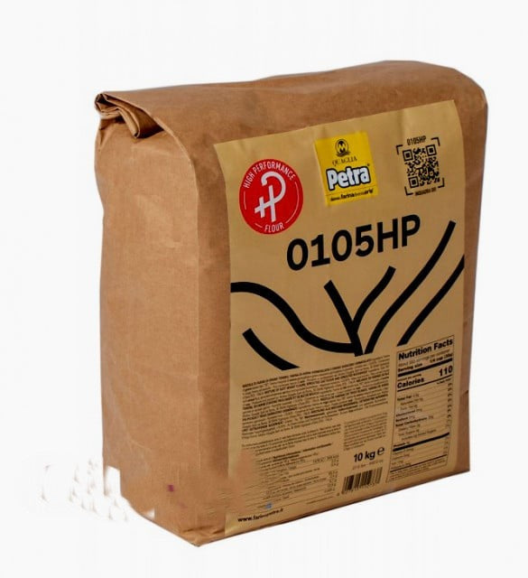 PETRA 0105 HP. Miscela di farina di grano tenero tipo "00", farina Integrale di Avena germogliata, grano Saraceno germogliato in granella