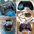 Controller Joystick Playstation Computer di 20 cm. Grande stampo in silicone. Silicone Cake Pan For Baking Large Game Controller
