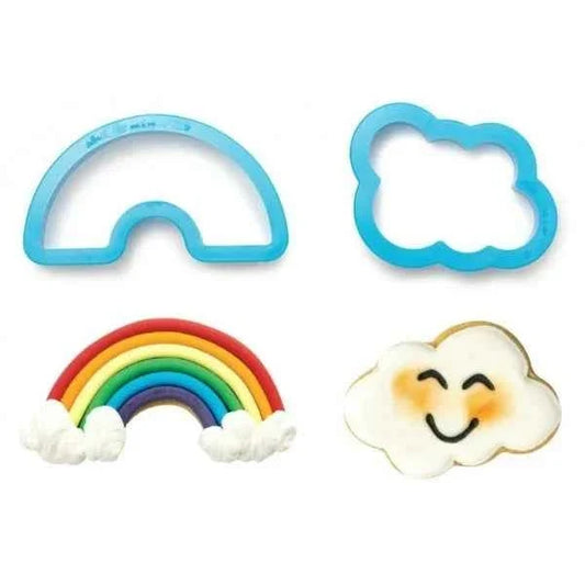 Arcobaleno e Nuvola. Stampo e Tagliapasta originale Decora.