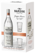 Grappa Bianca Nardini 70cl (Confezione Con 2 Bicchieri)