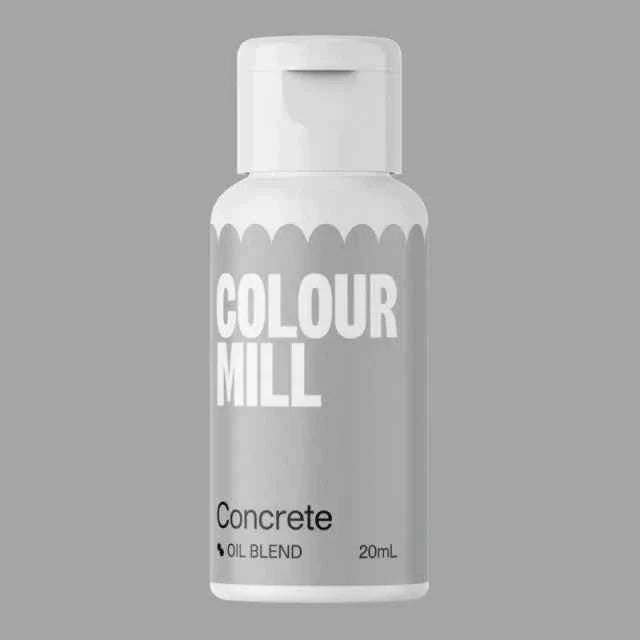Cemento. Colour Mill Concrete. Colorante alimentare a base olio di 20 ml