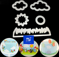 Nuvole ed Erba. Set di 5 stampi