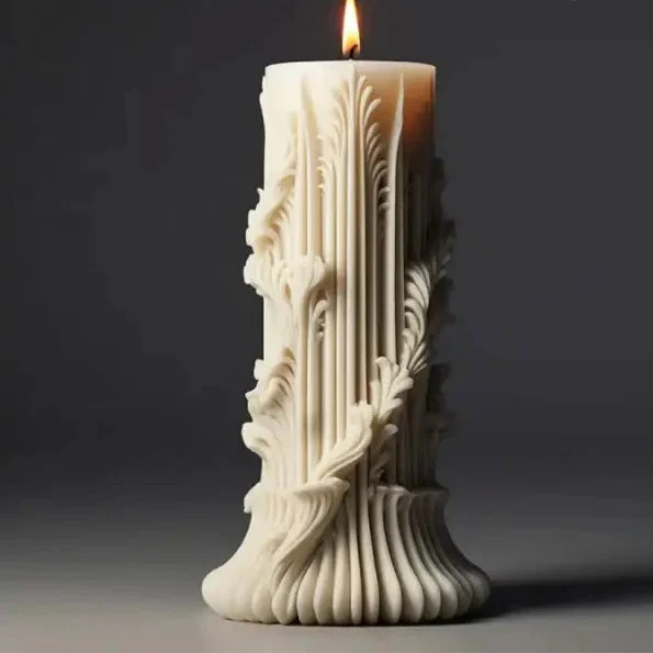 Nuova produzione!! Elegante stampo in silicone Candela di 11.1 cm. Lux 194 - WORLD PRODUCTS SHOP