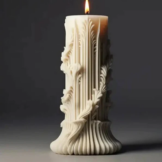 Nuova produzione!! Elegante stampo in silicone Candela di 11.1 cm. Lux 194 - WORLD PRODUCTS SHOP