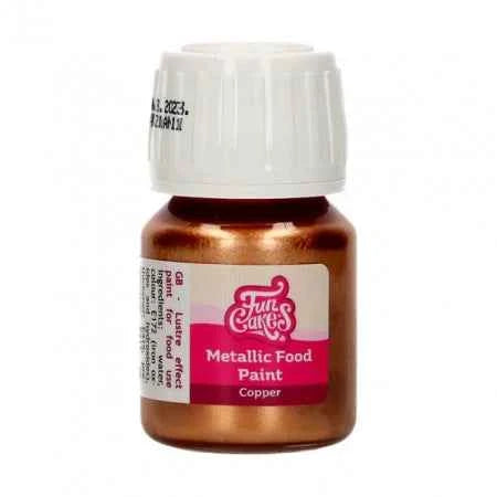 Lilla Metallizzato in Gel. Anche Vernice per pittura. Grande confezione 30 ml. Funcakes