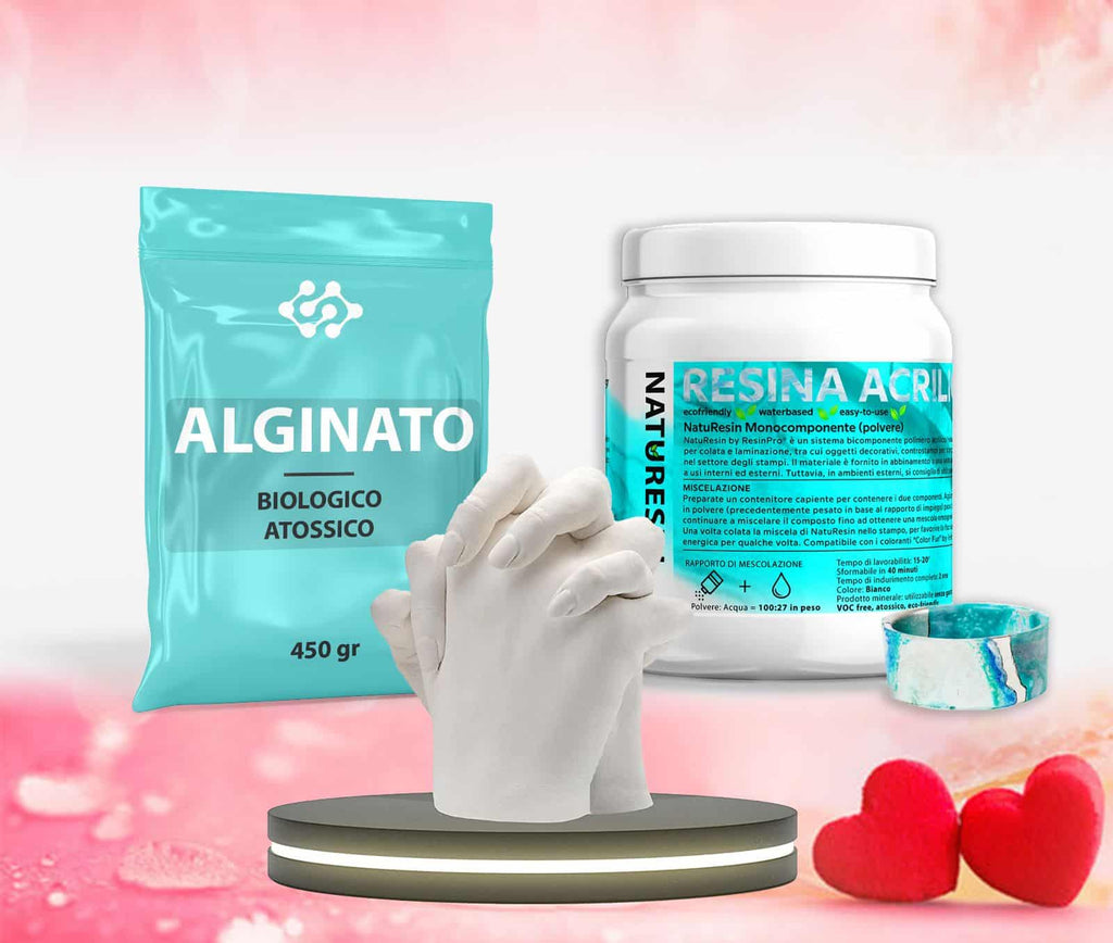 KIT BELLEZZA 3D – Kit per Calco Mani. Crea la tua scultura 3D!