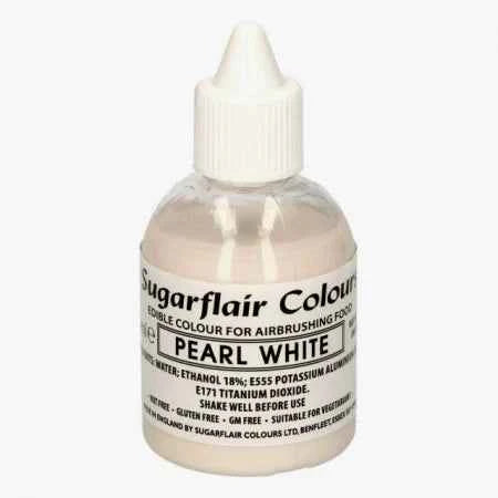 Bianco Perla 60 ml. Colorante liquido anche per Aerografo. Sugarflair