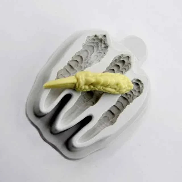 Grande Gufo di 9.5 cm con Libri. Stampo ad alta risoluzione in silicone