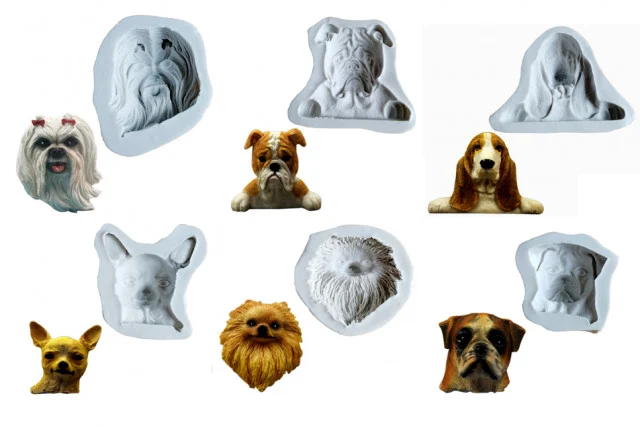 Cane Bracco. Stampo in Silicone ad alta definizione