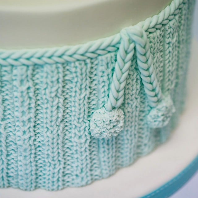 Maglia Inglese Lana. Fantastico grande Stampo in silicone Chunky Rib. Originale Karen Davies.