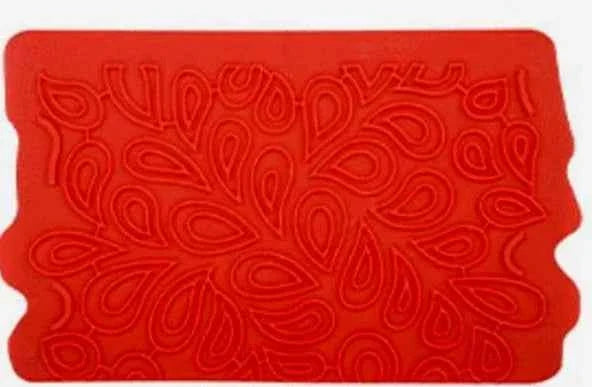 Foglie. Stampo in silicone per decorazioni a rilievo. Modecor.