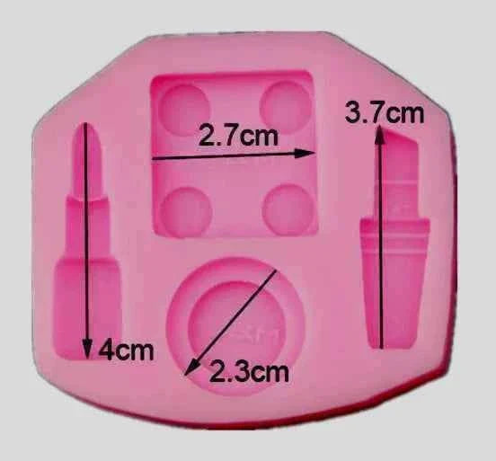 Rossetto Profumo e Cipria. Makeup Tools Lipstick Silicone Mold. Stampo Makeup