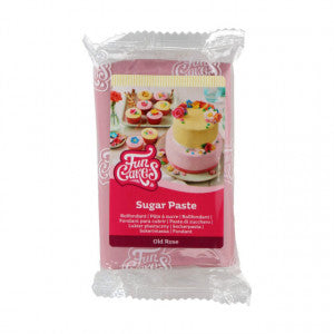 ORO ROSA. Pasta di zucchero FunCakes. 250 gr. Senza Glutine e Kosher