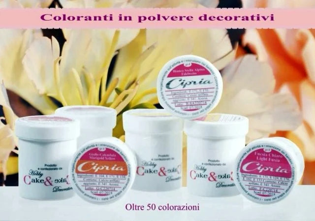 Cipria. Sfuma e Colora. Coloranti Lipo in polvere in oltre 50 tonalità