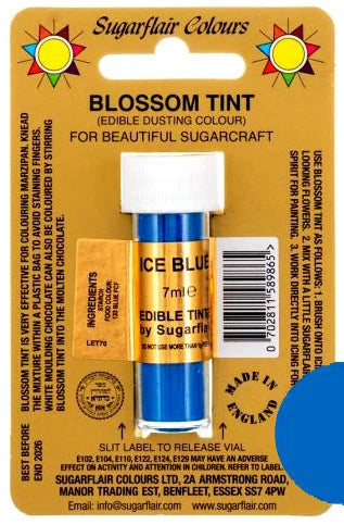 Blu Ghiaccio. Colorante concentrato in polvere. Ice Blue. Sugarflair