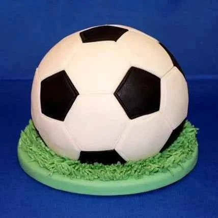Set di 6 decorazioni a tema Pallone di Calcio in zucchero. PME