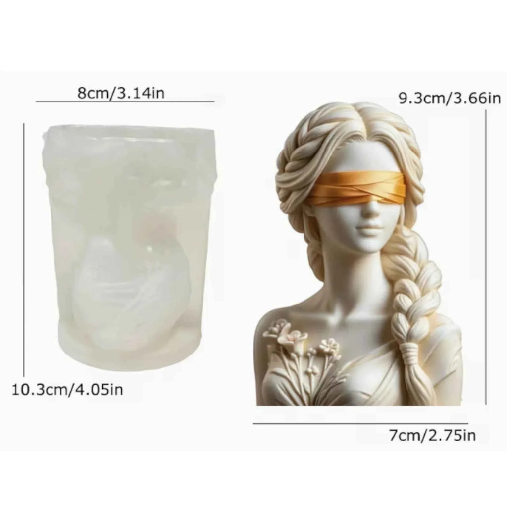 Stampo in silicone Dea bendata NEW