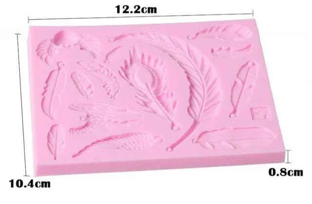 13 Piume. Bellissimo stampo in silicone