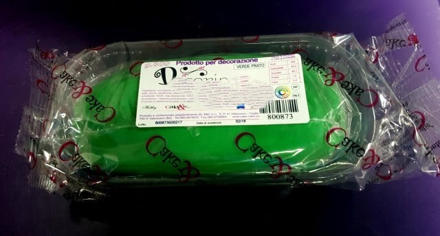 Gum Paste Verde 300 gr. per Fiori. Decorina Vip