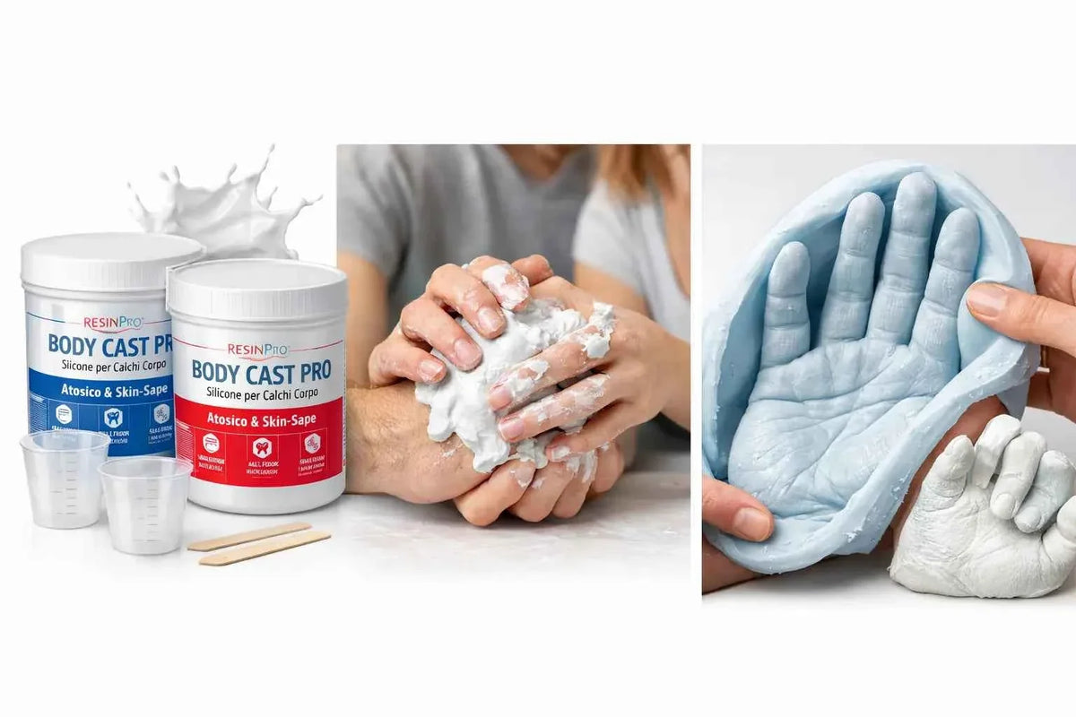 BODY CAST PRO – Silicone Atossico per calchi su corpo umano