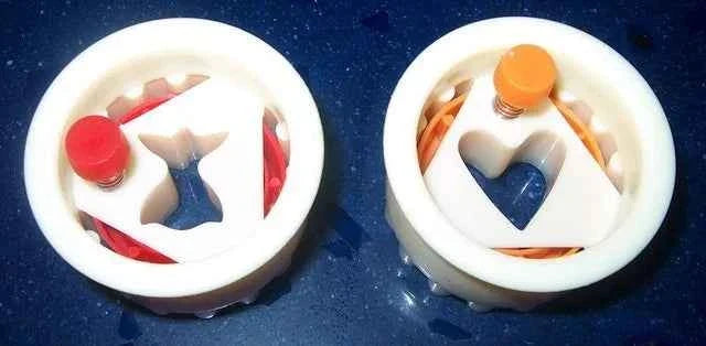 Cuore e Angioletto. Set 2 Stampi espulsione Tagliapasta