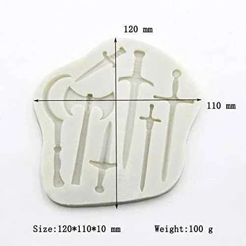 Spada Coltelli Lame e Armi. Stampo in silicone