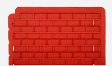 Mattoni. Stampo in silicone per decorazioni a rilievo. Modecor.