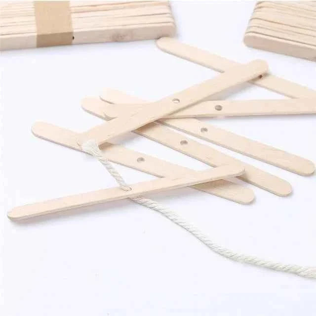 Set di 5 supporti per Stoppini in legno per Candele
