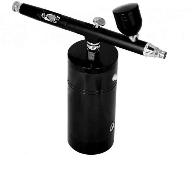 Nero. Aerografo con ricarica USB. Il primo Portatile con Compressore e Batteria integrata!!