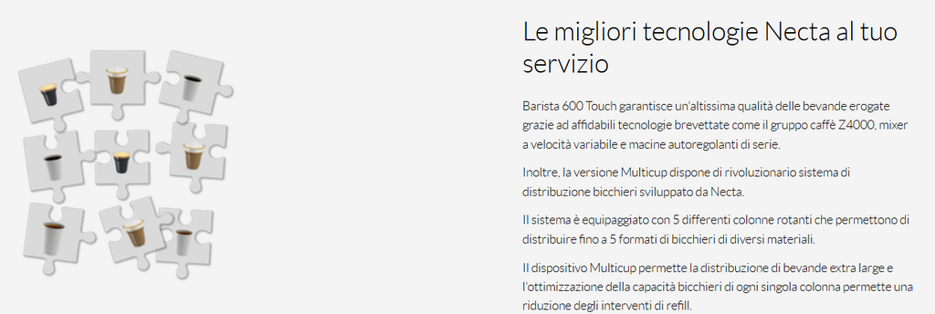 Barista 600 touch doppio espresso o multicup doppio espresso