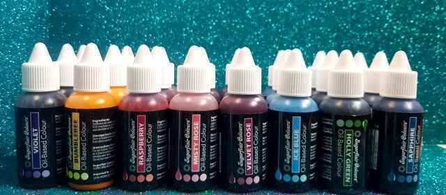 Rosa. MISTY ROSE. Colorante a base Olio per Cioccolato, Crema al burro, Pasta di Zucchero e Panna. 30 ml. Sugarflair