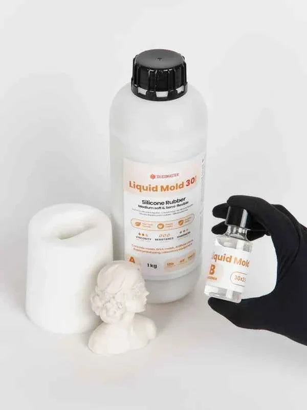 Liquid Mold 30 – Silicone per Stampi Resilienti e Materiali Pesanti